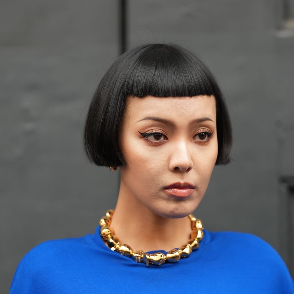 Micro Bob With Blunt Bangs — Pixie Bob