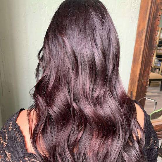 Mid-Back Deep Purple With Violet Undertones — Purple Hair Dye Inspiration