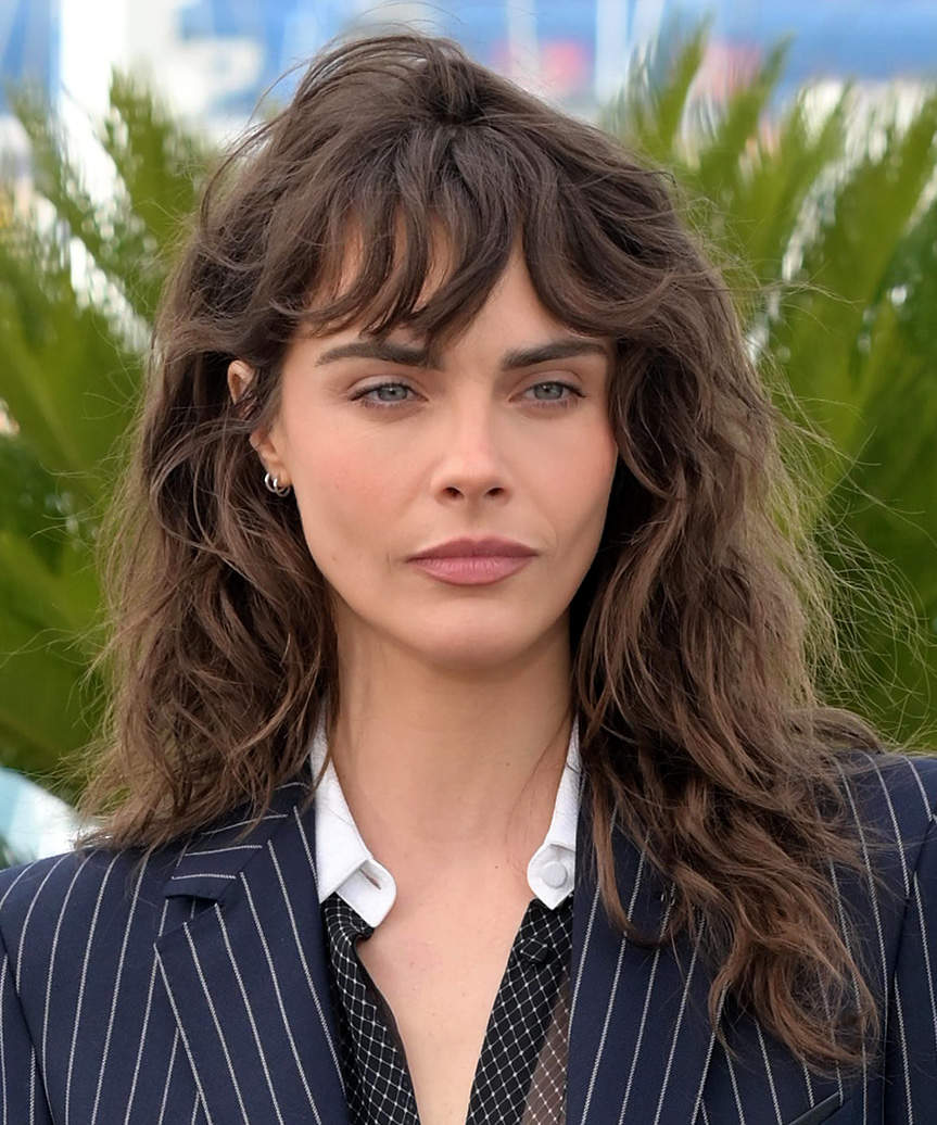 Long Shag With Curtain Bangs — Shag Hairstyles