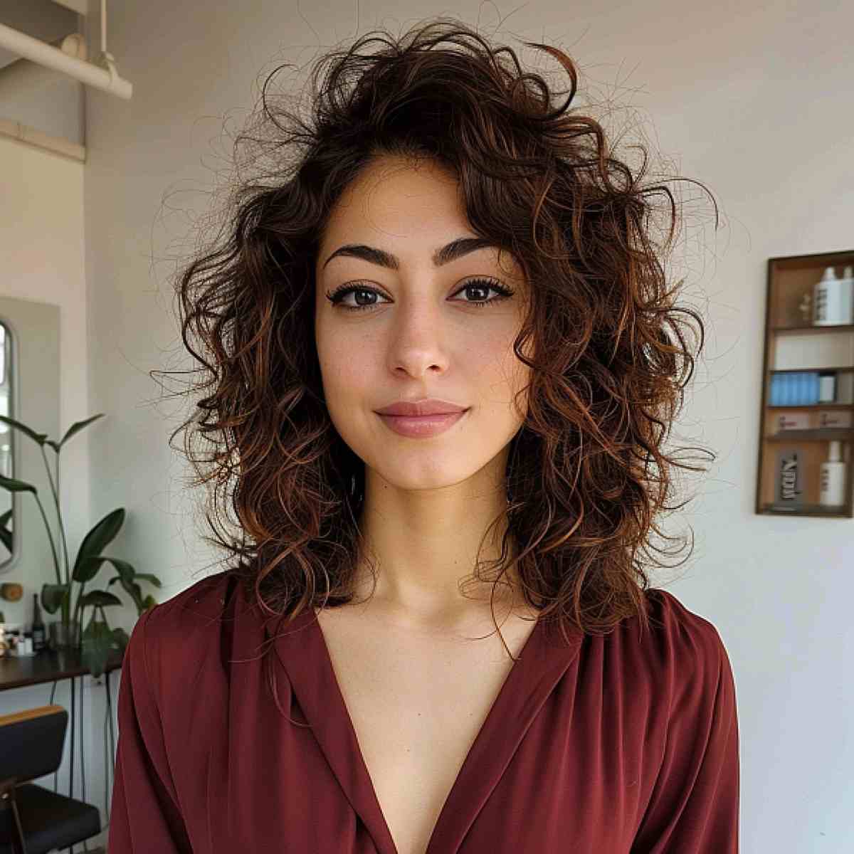 Shoulder Layers With Subtle Highlights and Volume — Simple 3b Hair