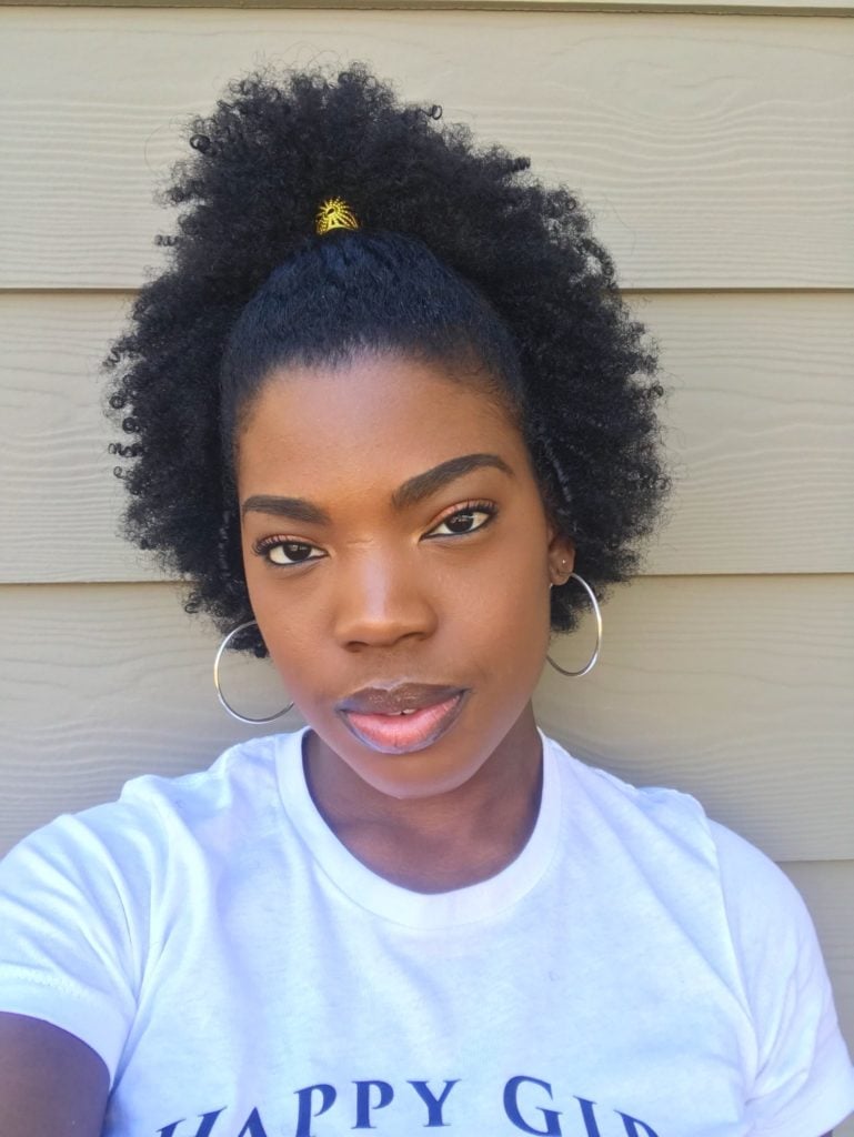 Shoulder-Length High Ponytail Shoulder-Length High Ponytail — Simple 4b Hairstyles