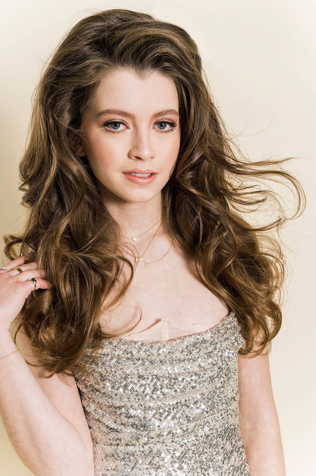 Mid-Back Brunette with Voluminous Waves and Wavy — Simple 90s Blowout Hair