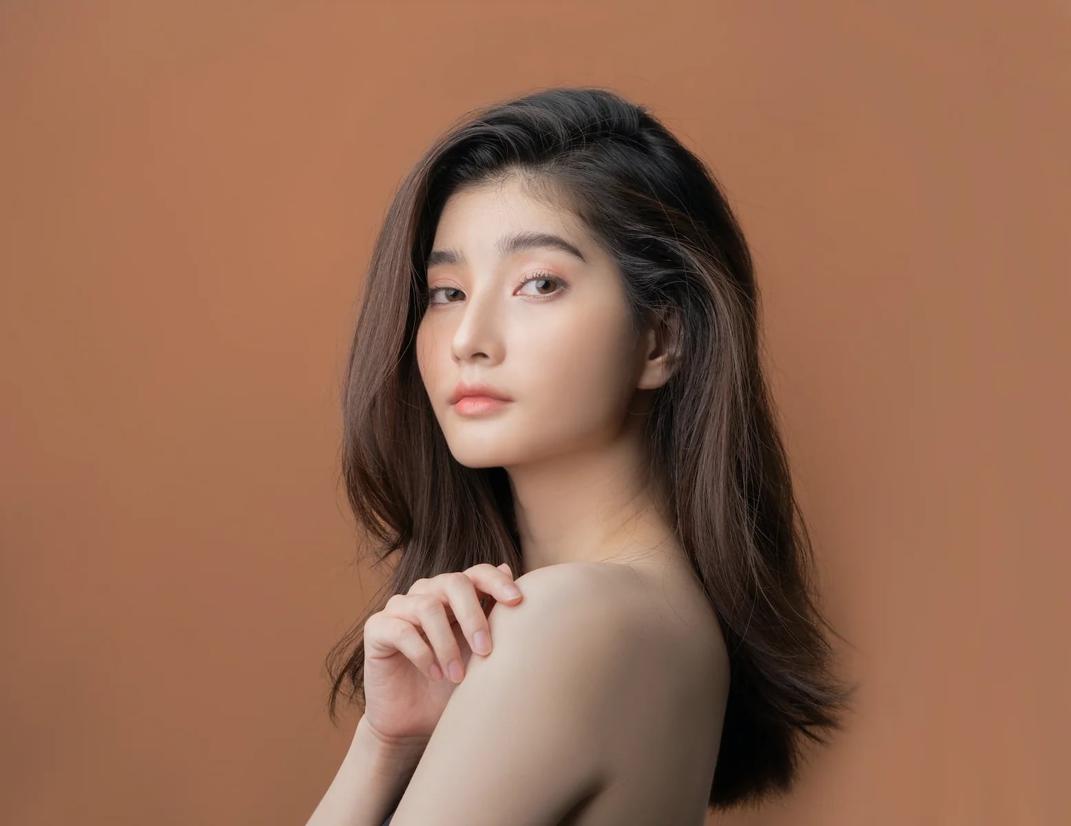 Long Dark Brown Hair With Subtle Layers Long Dark Brown Hair With Subtle Layers — Simple Asian Haircuts