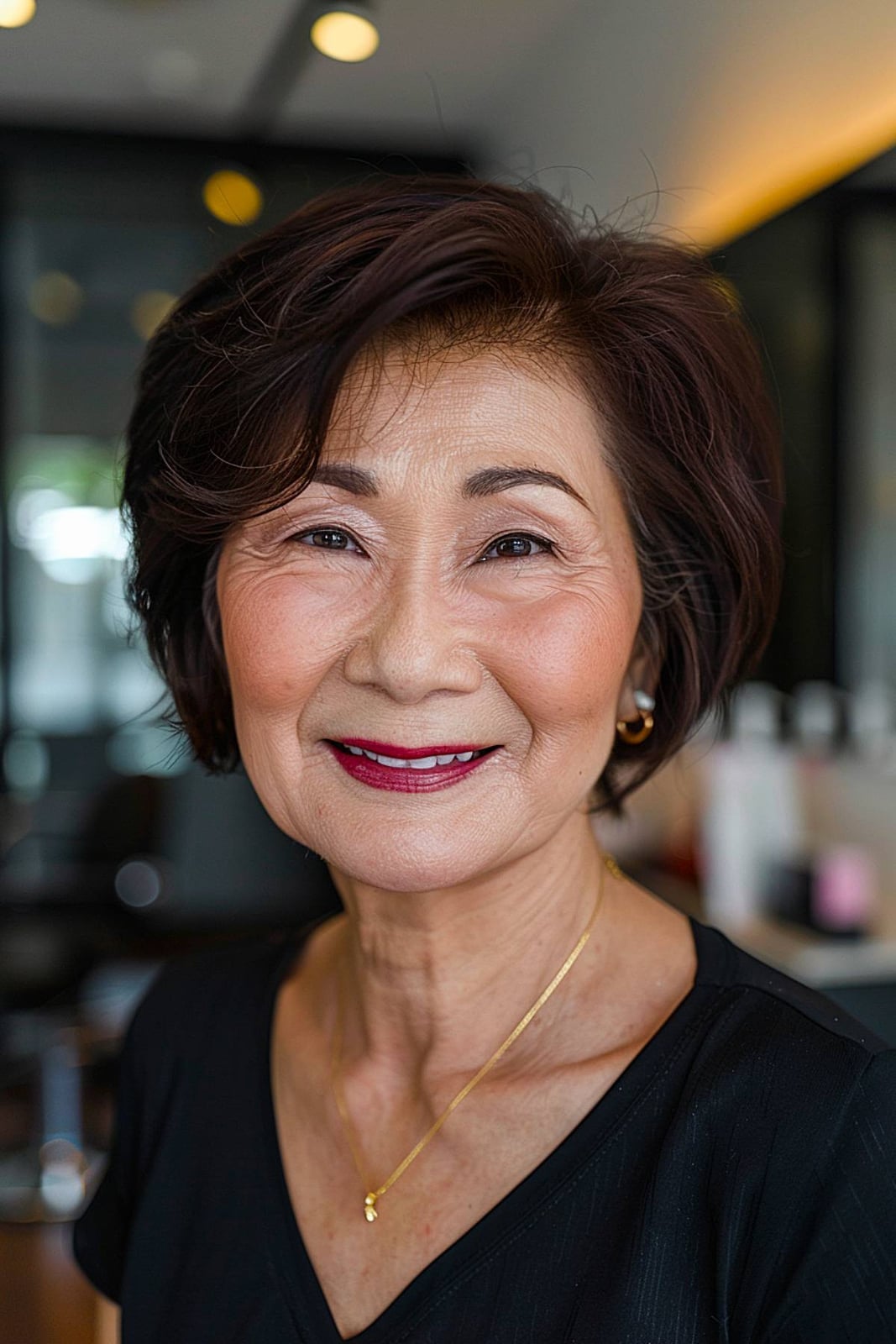 Chin Length Layered Bob With Volume Chin Length Layered Bob With Volume — Simple Asian Haircuts