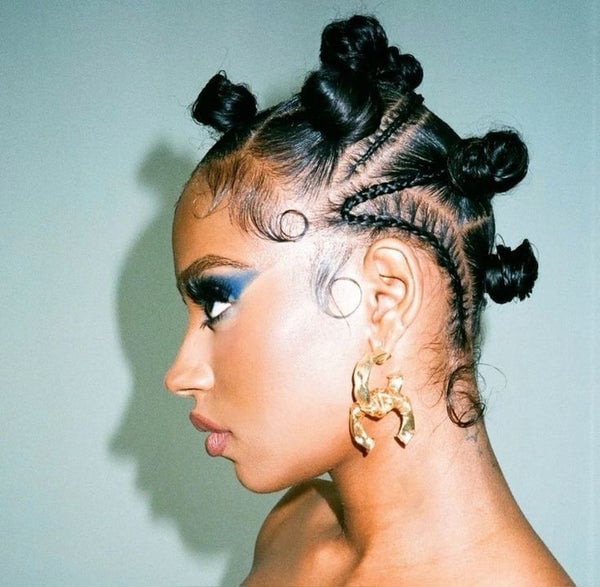 Bantu Knots With Cornrow Braids — Simple Bantu Knots Hairstyles