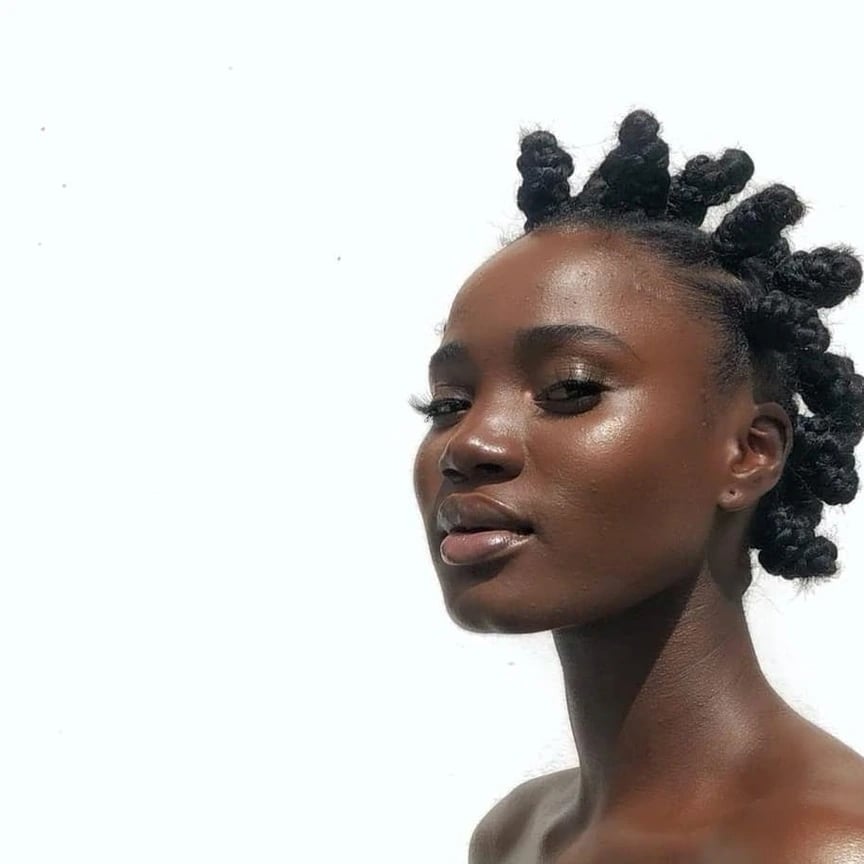 Bold Bantu Knot Mohawk — Simple Bantu Knots Hairstyles