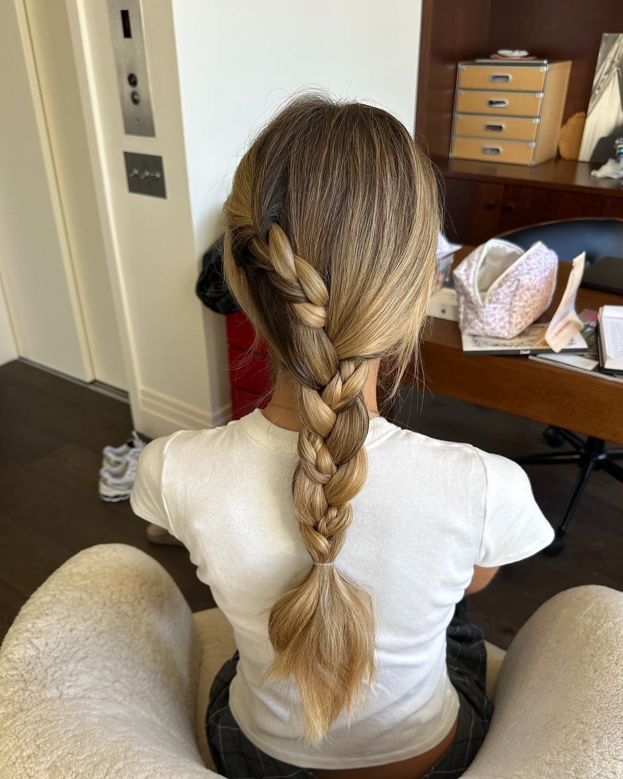 Simple Honey Blonde Three-Strand Braid Simple Honey Blonde Three-Strand Braid — Simple Blonde Braids