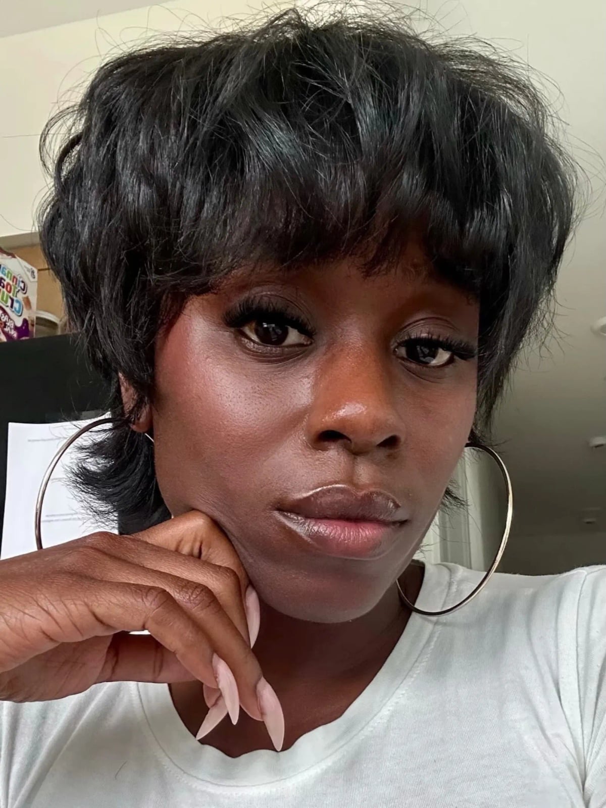Textured Pixie Cut Blowout — Simple Blowout Hairstyles Black Women