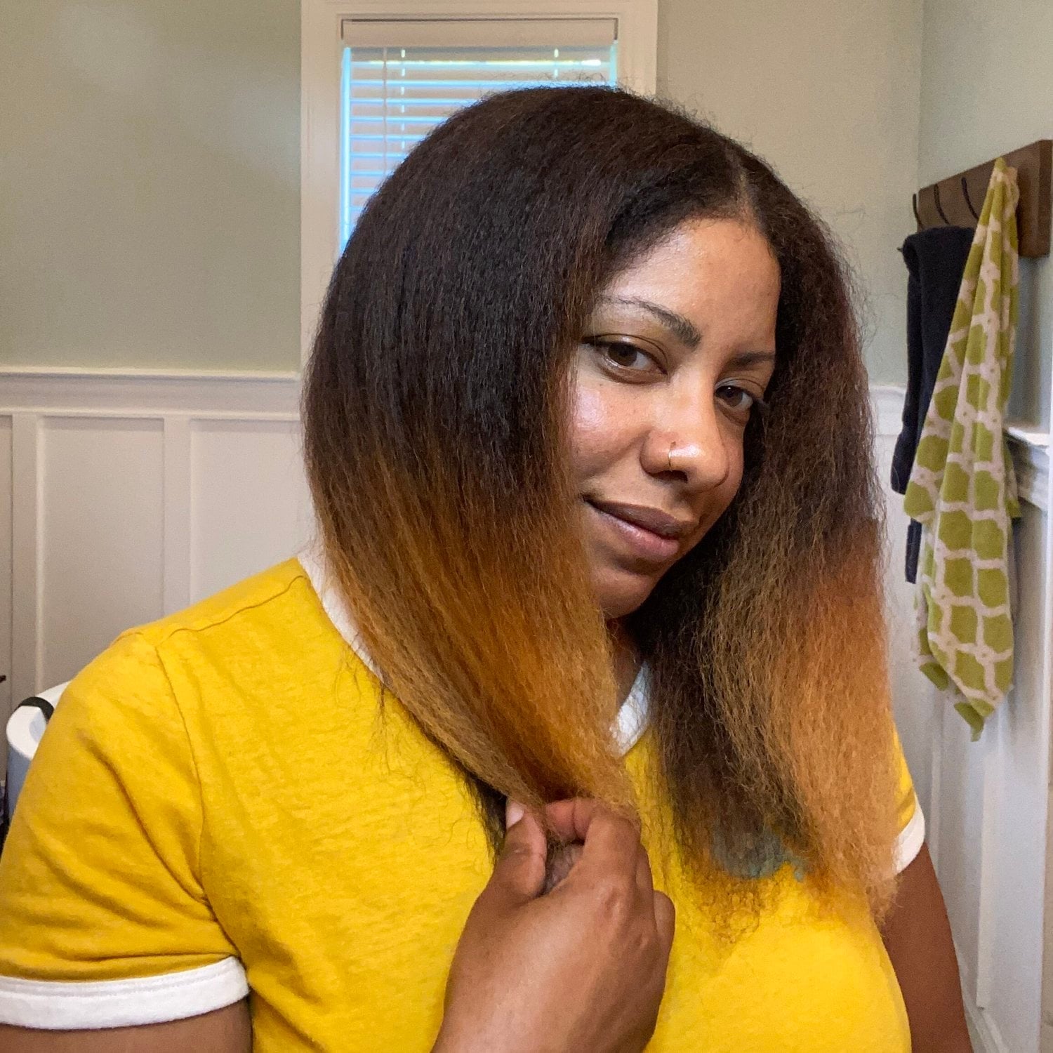 Collarbone Layered Blowout With Highlights — Simple Blowout Hairstyles Black Women