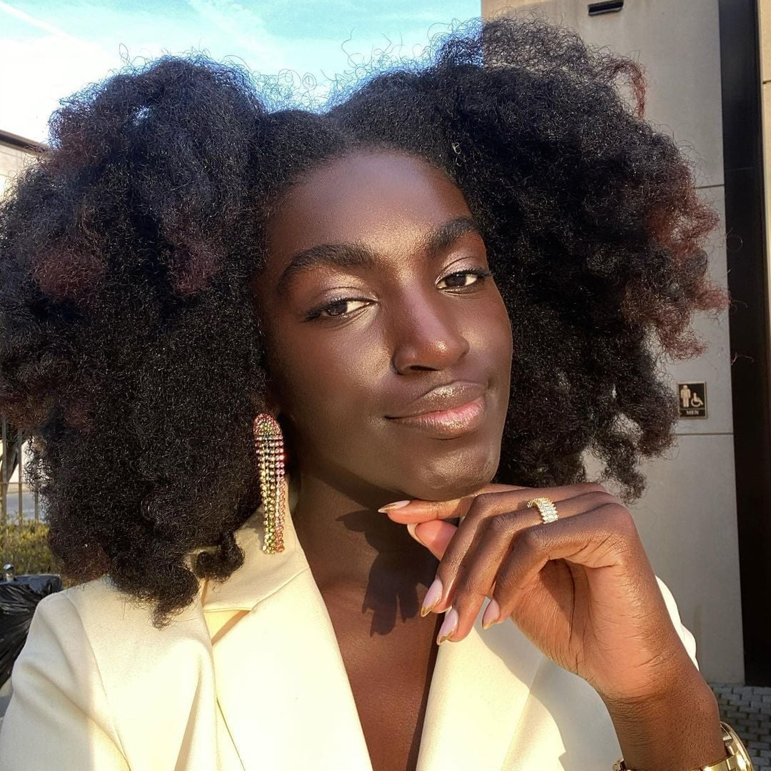 Mid-Back Voluminous Dark Brown Blowout — Simple Blowout Hairstyles Black Women