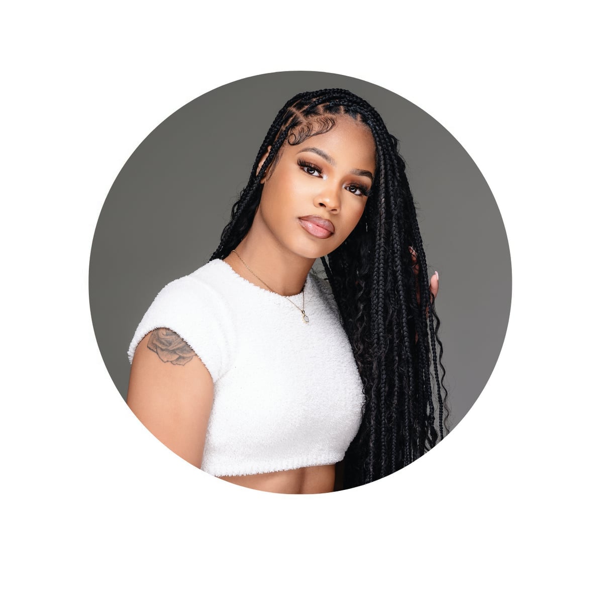 Long Knotless Braids With Curtain Bangs Long Knotless Braids With Curtain Bangs — Simple Boho Knotless Braids