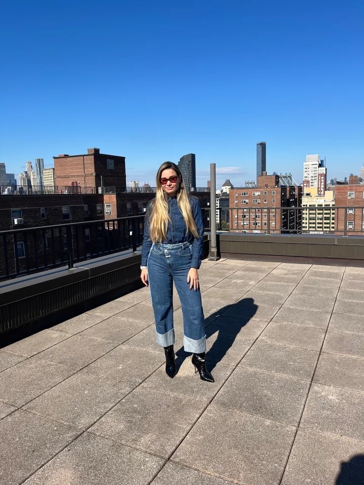 Cuffed Jeans With Denim Shirt — Simple Boots Outfit Jeans