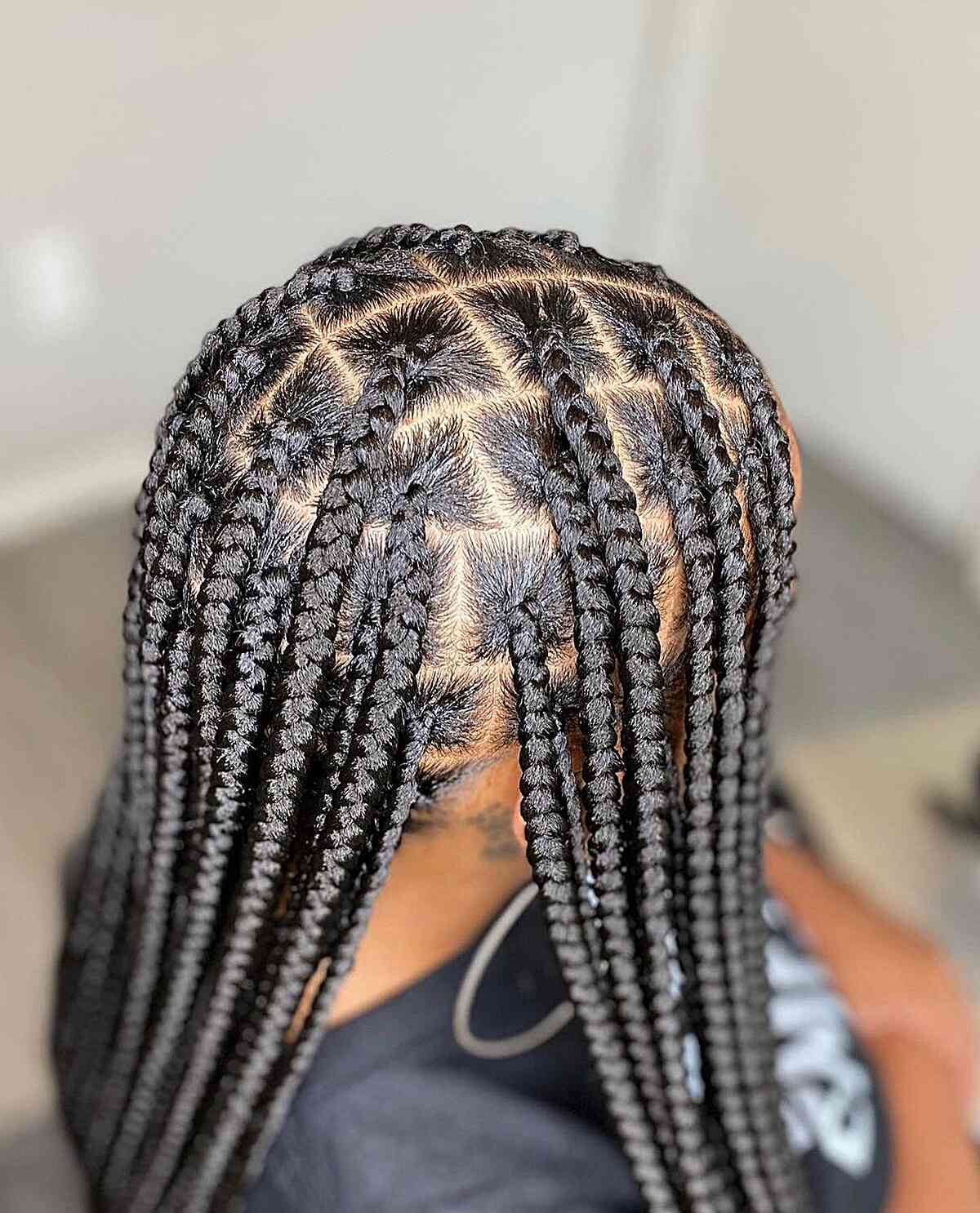 Shoulder Length Knotless Box Braids — Simple Box Braids Hairstyles