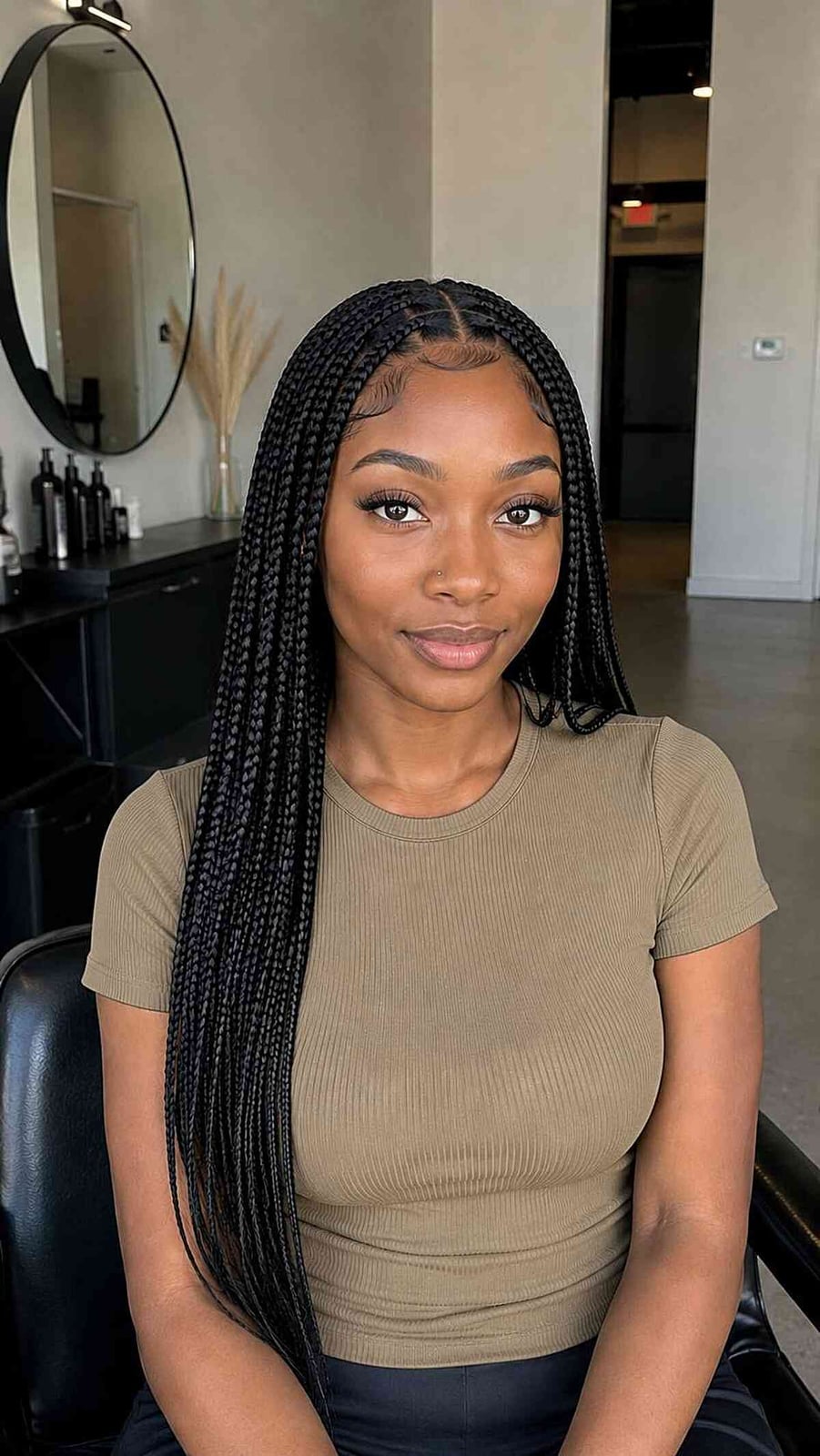 Long Fine Knotless Box Braids Long Fine Knotless Box Braids — Simple Braided Hairstyles Natural Hair