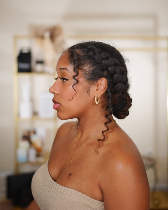 Flat Twists into Low Bun Flat Twists into Low Bun — Simple Braided Hairstyles Natural Hair