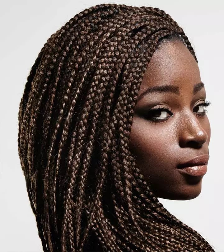Neatly Done Shoulder Length Box Braids Neatly Done Shoulder Length Box Braids — Simple Braids Locs