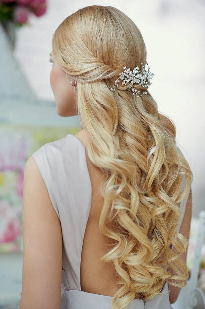 38 Gorgeous Half Up Half Down Wedding Hairstyles - Wedding Philippines | Wedding Philippines