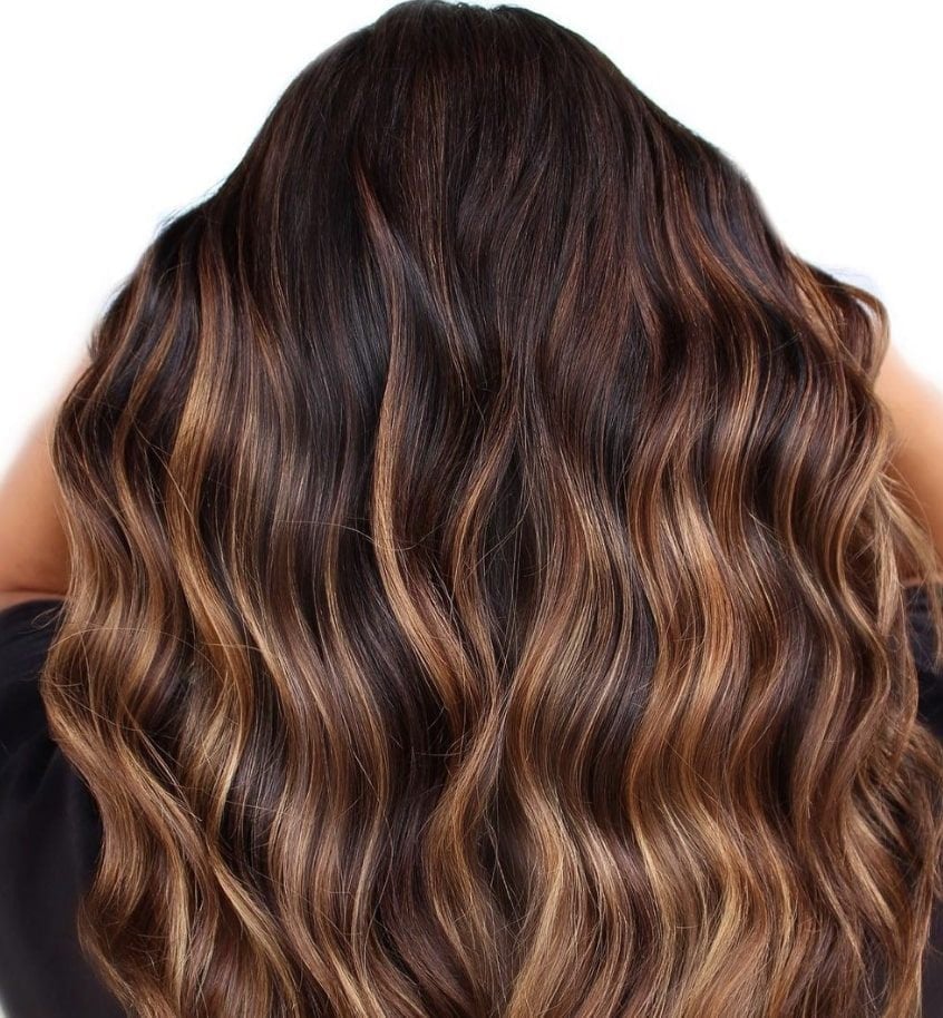 Mid-Back Layers With Dimensional Bronde — Simple Bronde Balayage