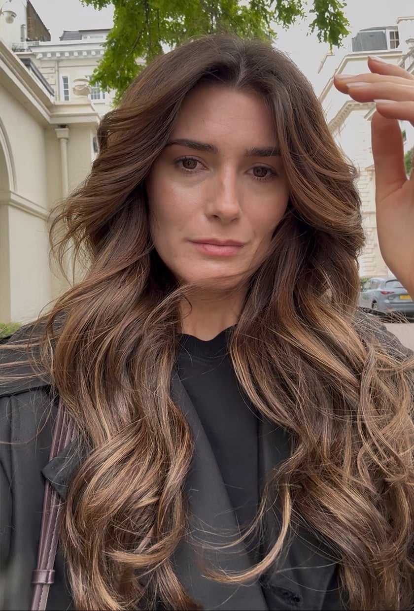 Mid-Back Bronde With Caramel And Blonde Tones — Simple Bronde Balayage