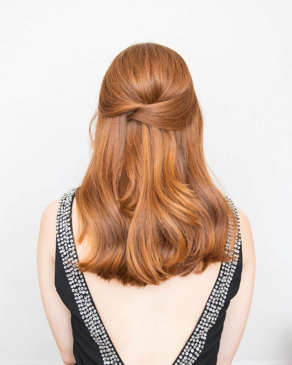 Shoulder Length Twisted Half Up — Simple Casual Hairstyles