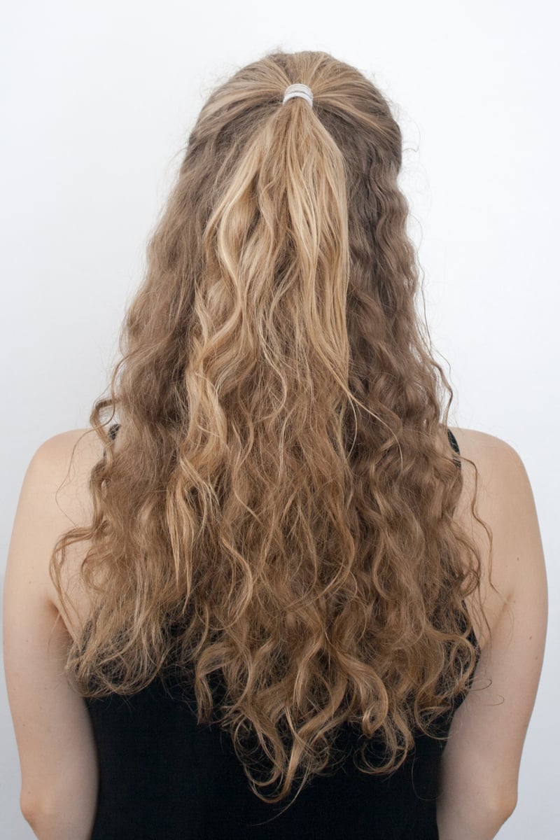 Mid Back High Ponytail — Simple Casual Hairstyles