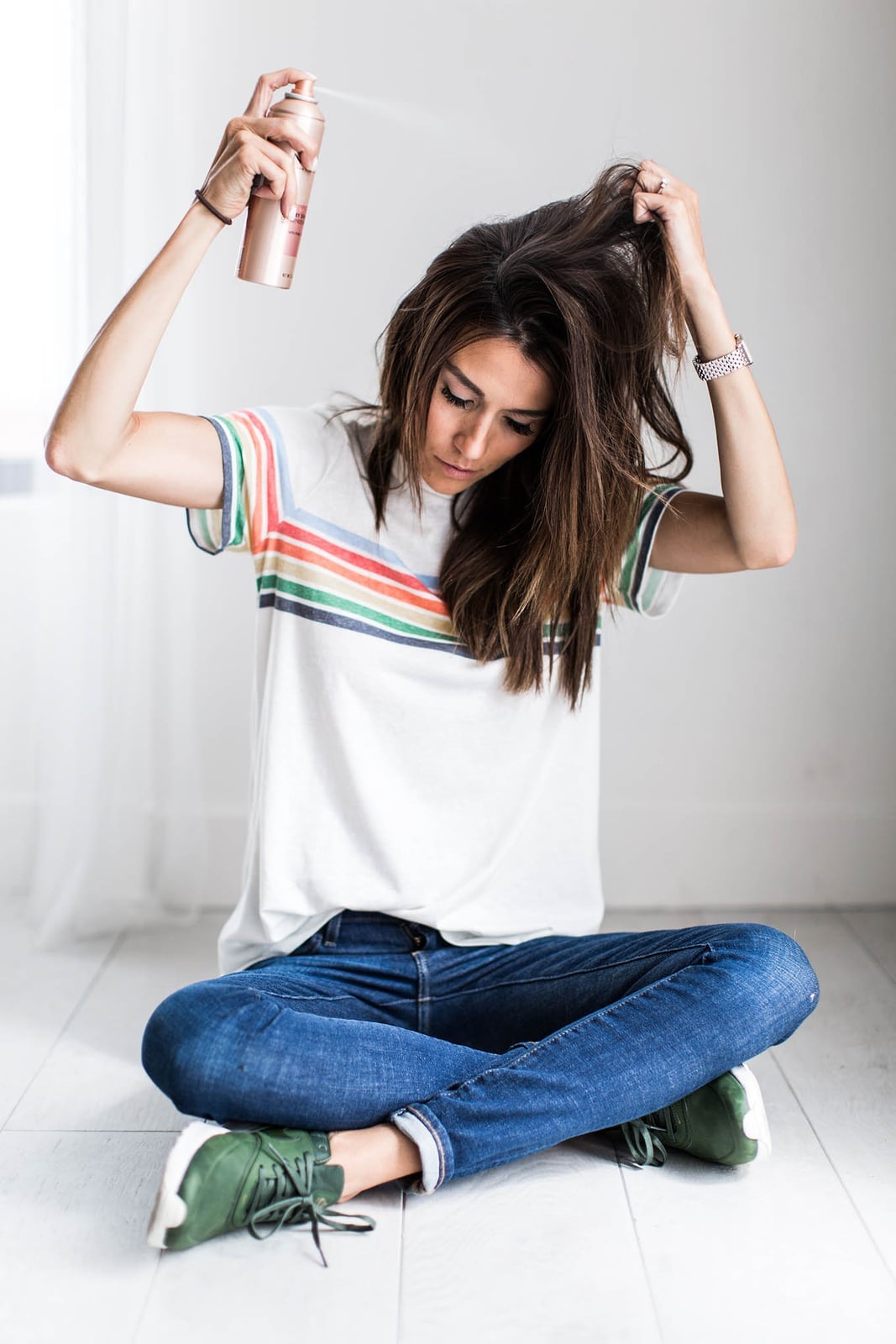 Mid Back Air Dried Hair Prep — Simple Casual Hairstyles
