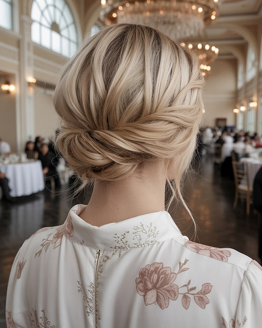 Blonde Smooth Low Chignon Blonde Smooth Low Chignon — Simple Casual Updo