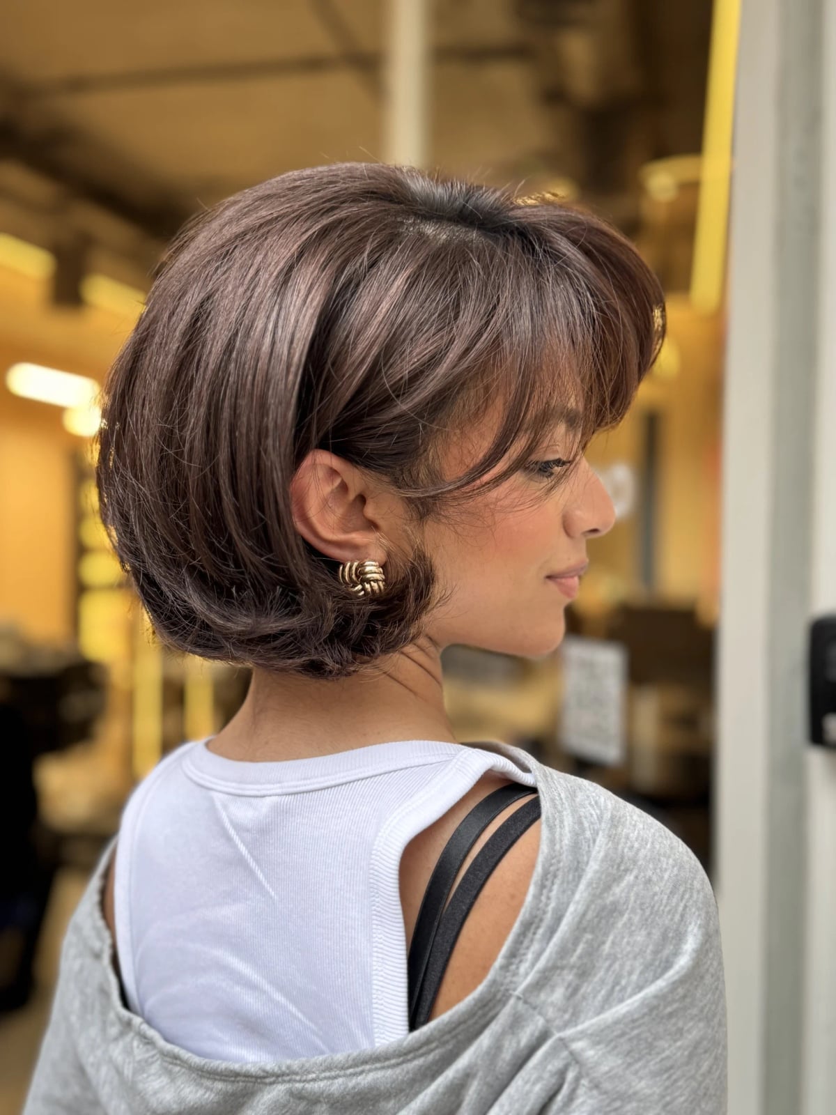 Dark Brown Mid-Back Hair With Smooth Layers — Simple Choppy Layers