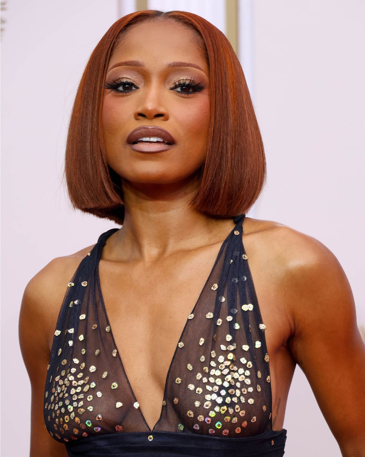 Chin Length Blunt Bob With Rich Cinnamon, Straight Chin Length Blunt Bob With Rich Cinnamon, Straight — Simple Cinnamon Hair