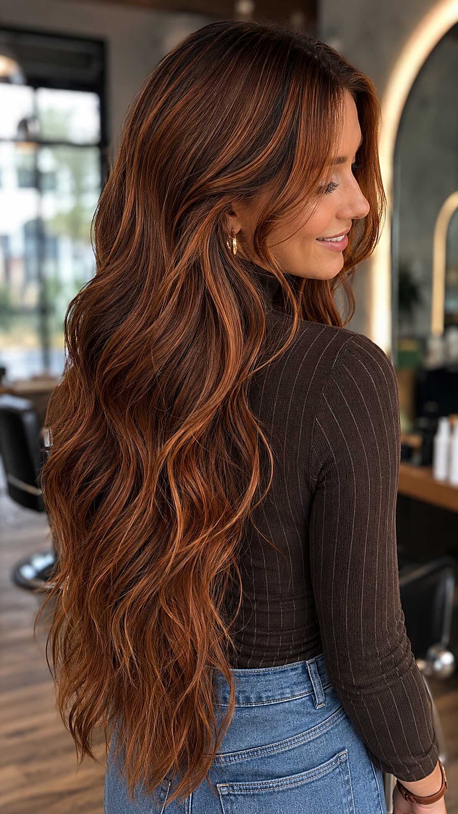 Mid-Back Length Hair With Lived-In Effect Mid-Back Length Hair With Lived-In Effect — Simple Cinnamon Hair