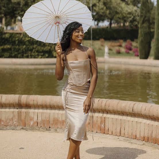 Champagne Ruched Halter Neck Dress — Simple Cocktail Dresses Wedding Guest