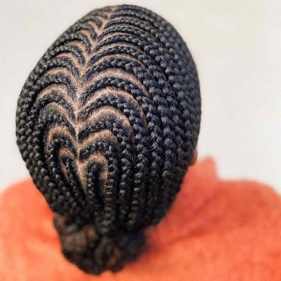Cornrows in a Heart Pattern — Simple Cornrows Hairstyles