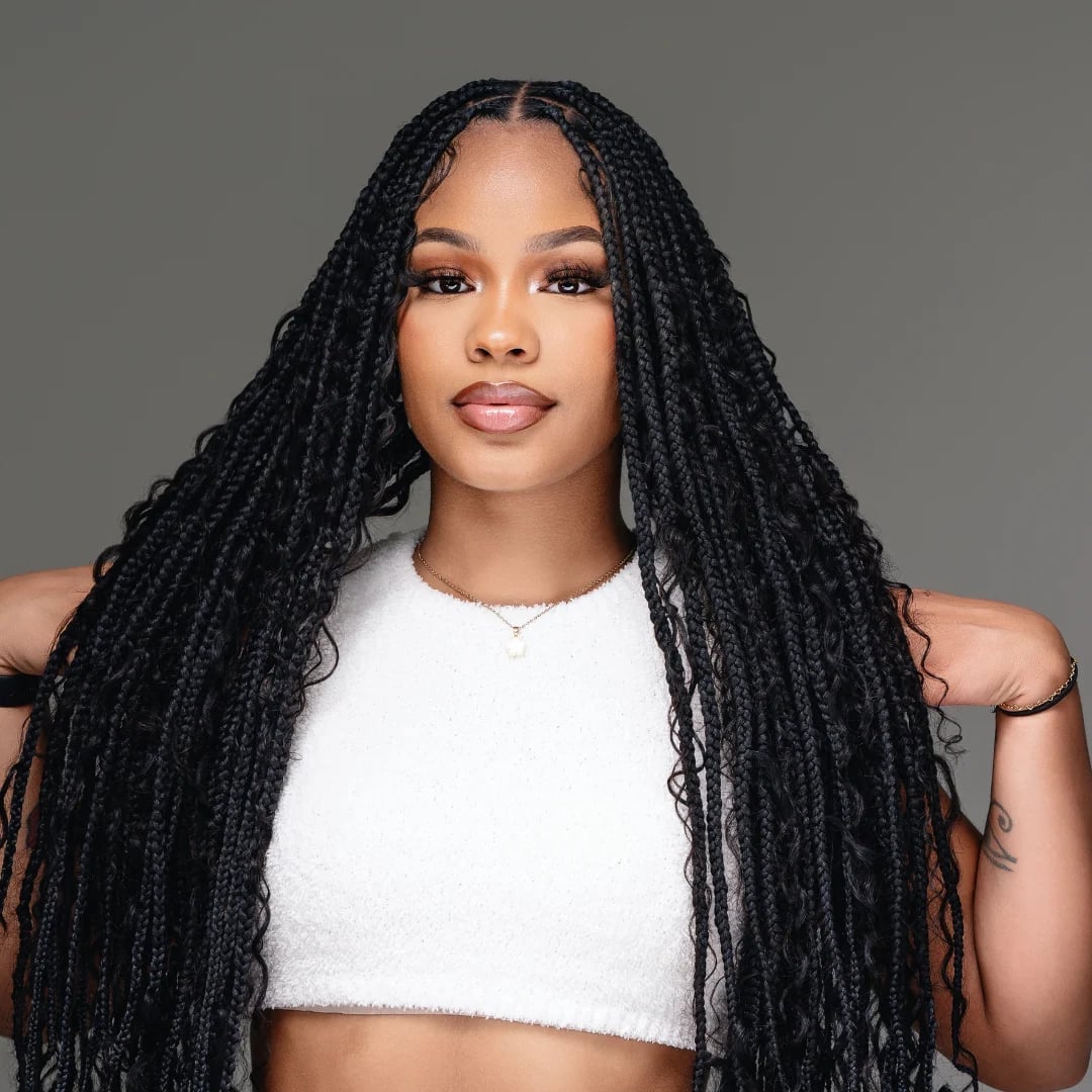 Lightweight Boho Braids — Simple Curls Braids