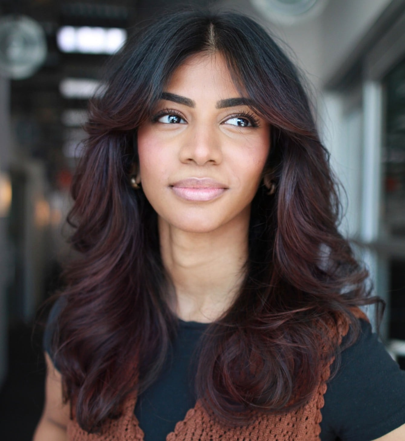 Ash Blonde Waves With Soft Face-Framing Bangs — Simple Curtain Bangs Long Hair