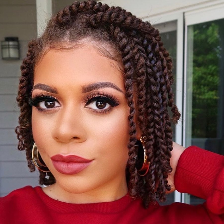 Short Coily Twist Out With Neat Edges Short Coily Twist Out With Neat Edges — Simple Edges Hairstyles