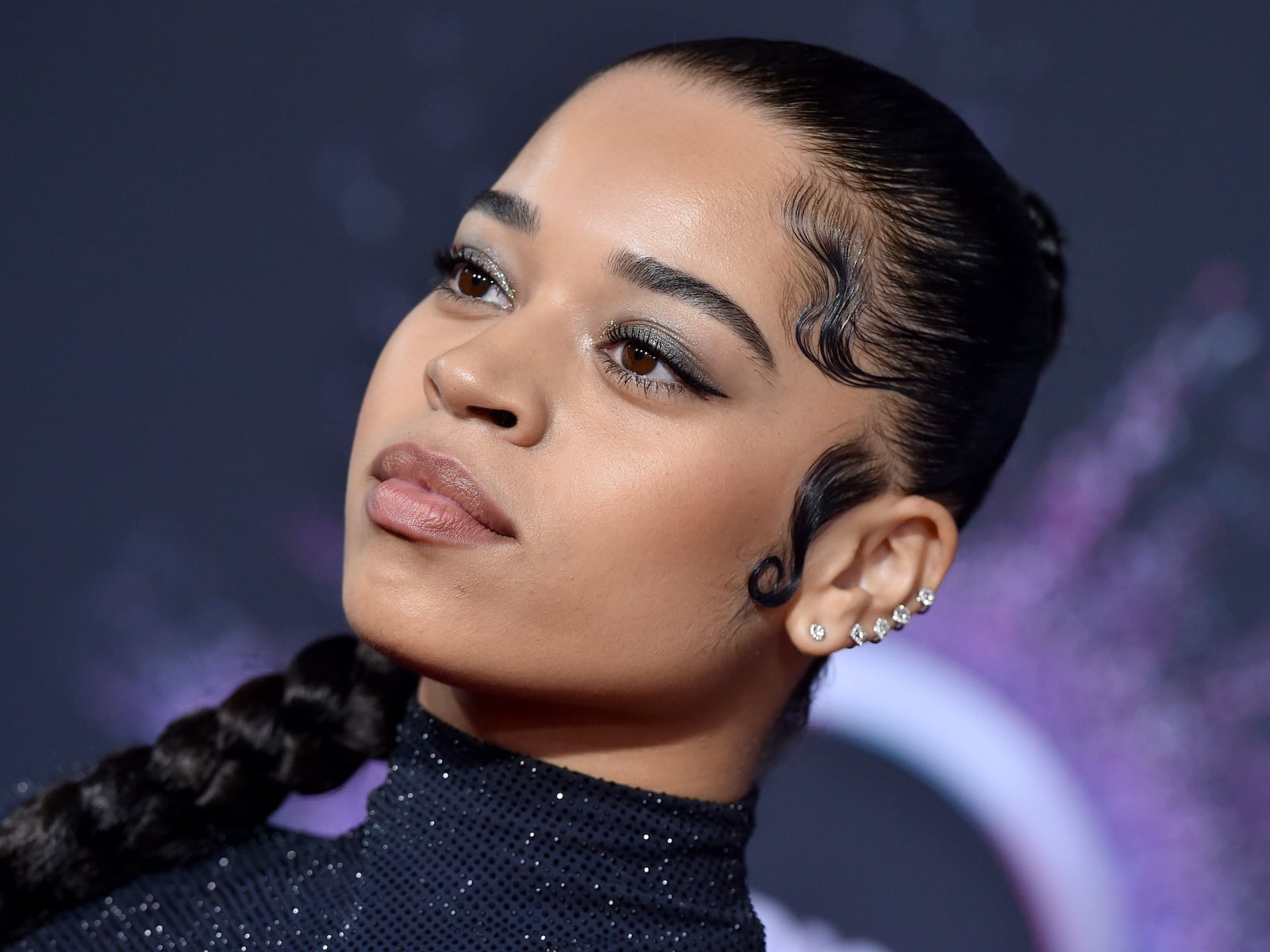 Thick Coily Hair Slicked Back With Laid Edges Thick Coily Hair Slicked Back With Laid Edges — Simple Edges Hairstyles