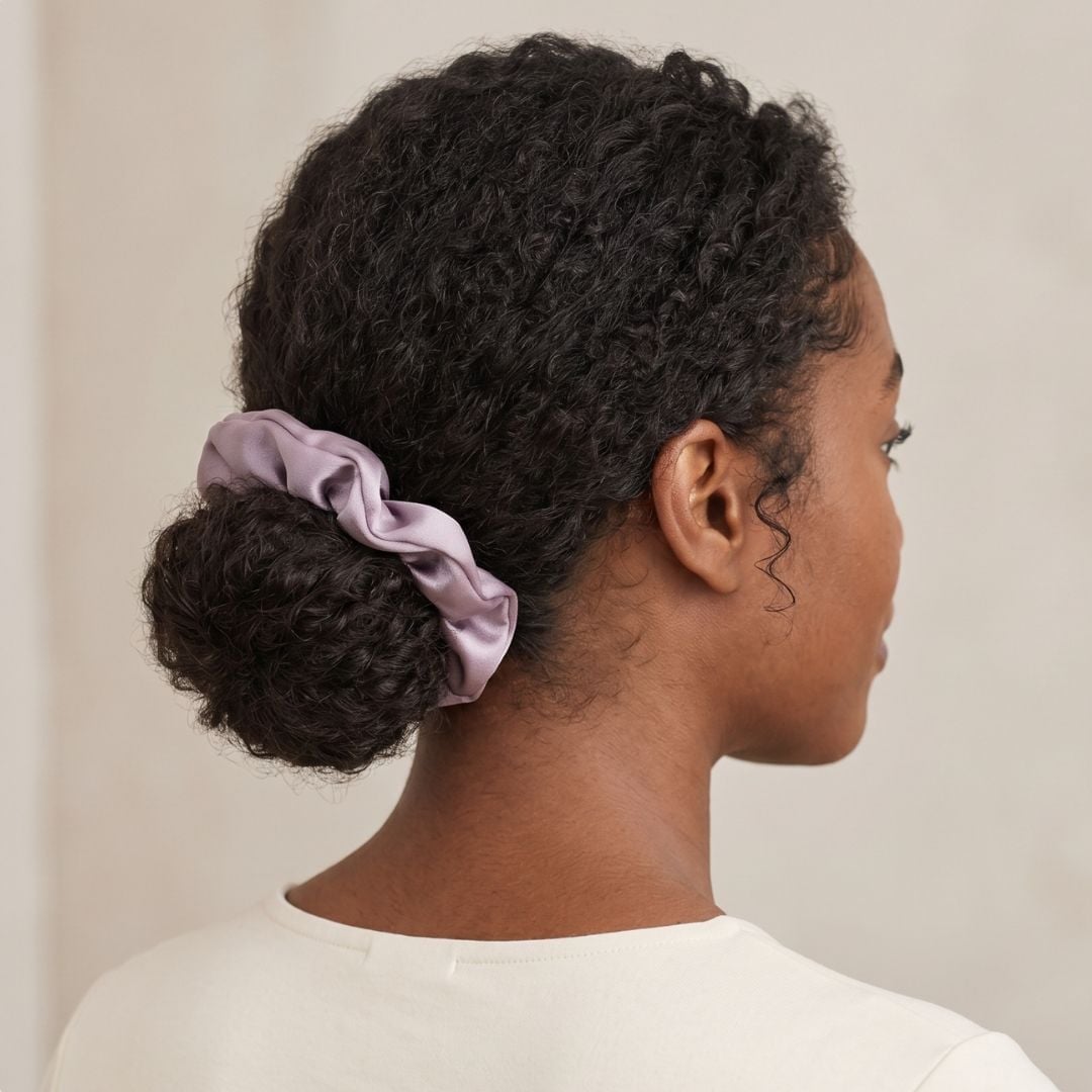 Medium Curly Hair Low Bun With Face Wisps Medium Curly Hair Low Bun With Face Wisps — Simple Edges Hairstyles