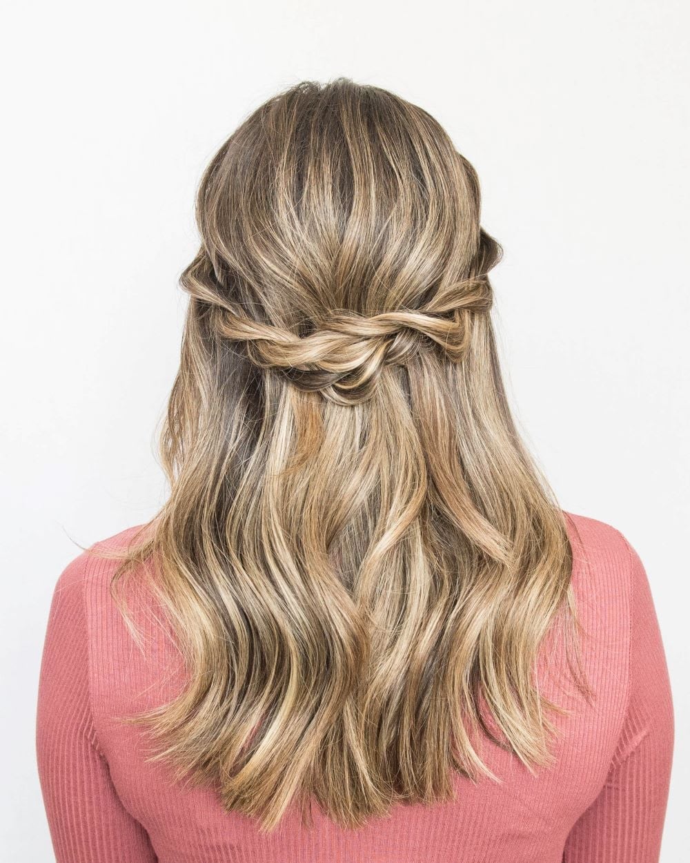 Braided Half Up Half Down Collarbone Cut Braided Half Up Half Down Collarbone Cut — Simple Hair Down Hairstyles