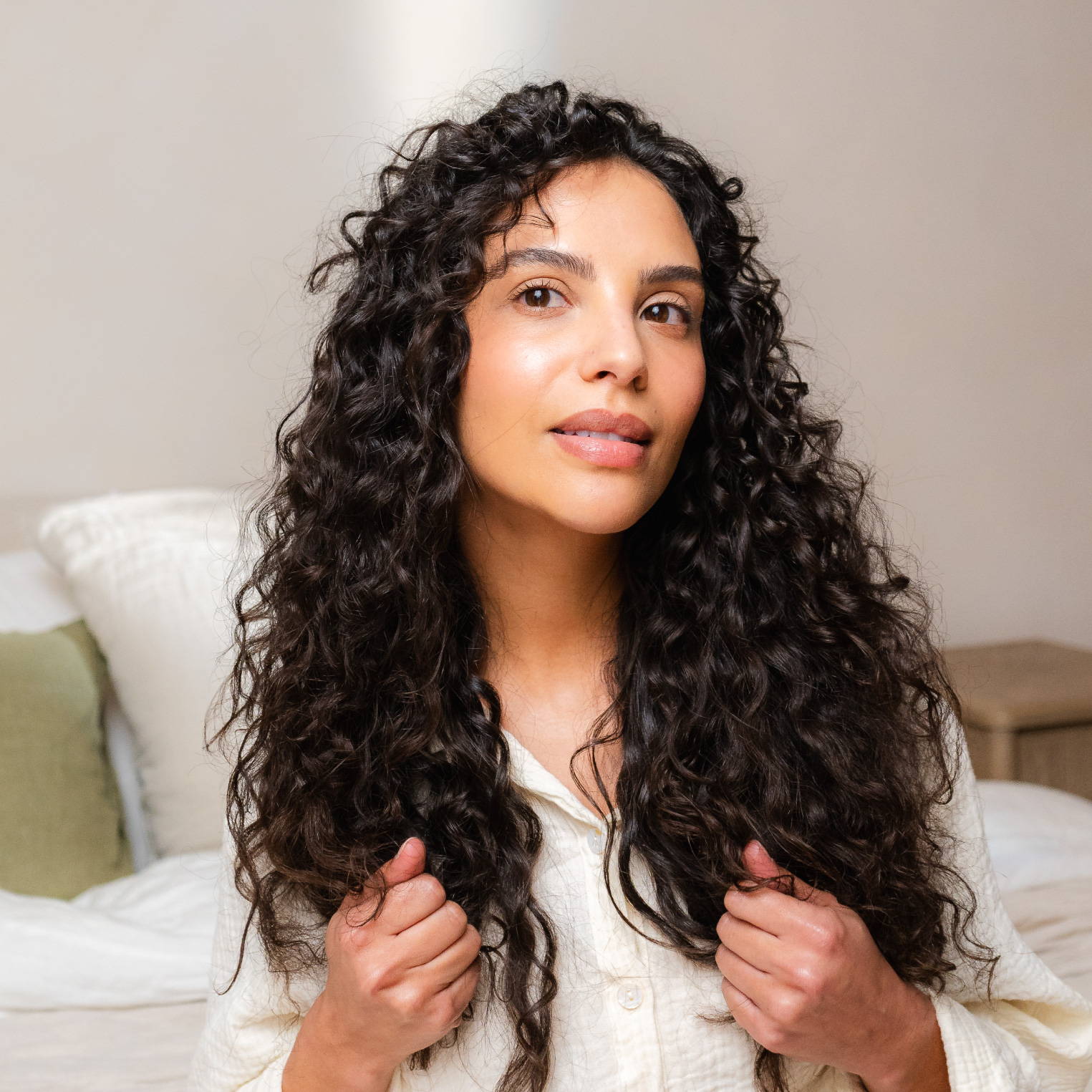 Mid-Back Wavy With Face-Framing Layers, A Woman With Dark Brown Mid-Back Wavy With Face-Framing Layers, A Woman With Dark Brown — Simple Hair Growth Tips