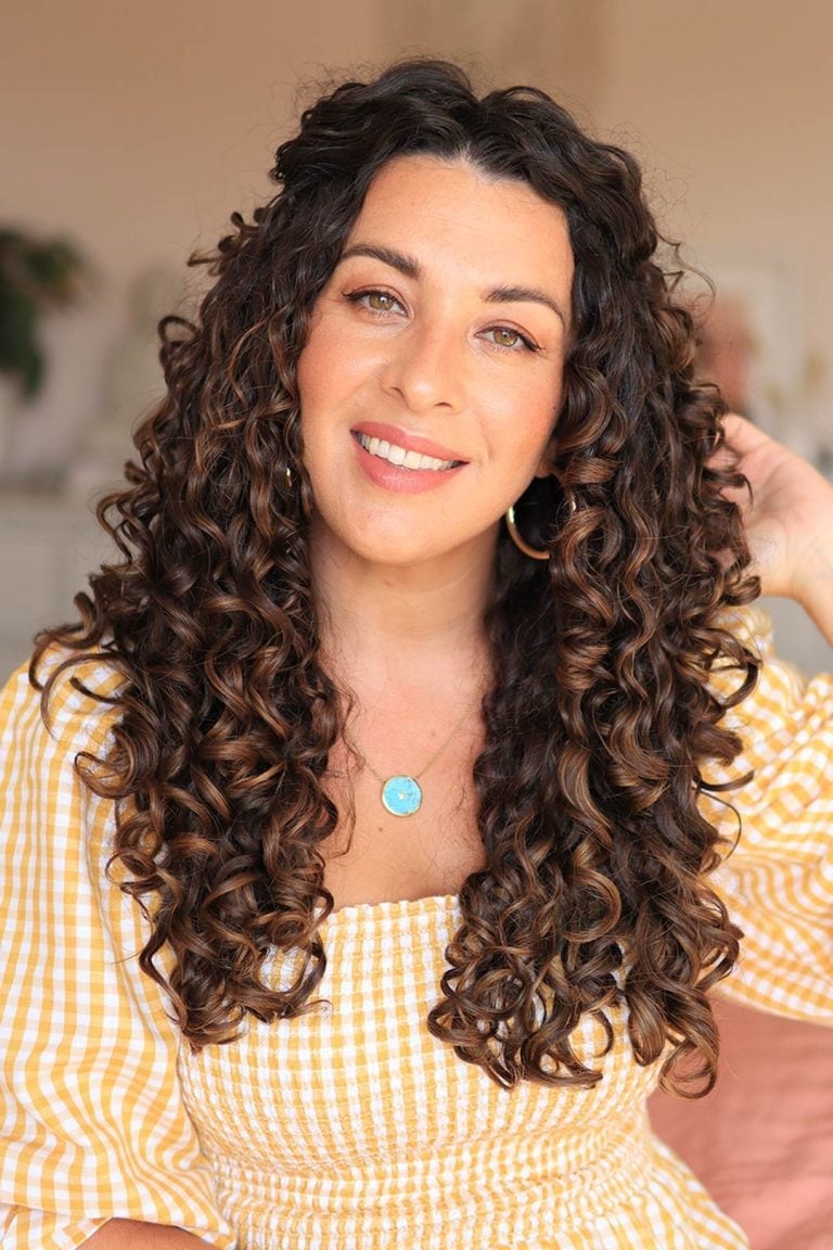 Mid-Back Curly Dark Brown Hair, Air-Dried Curls With A Side Parting Mid-Back Curly Dark Brown Hair, Air-Dried Curls With A Side Parting — Simple Hair Growth Tips