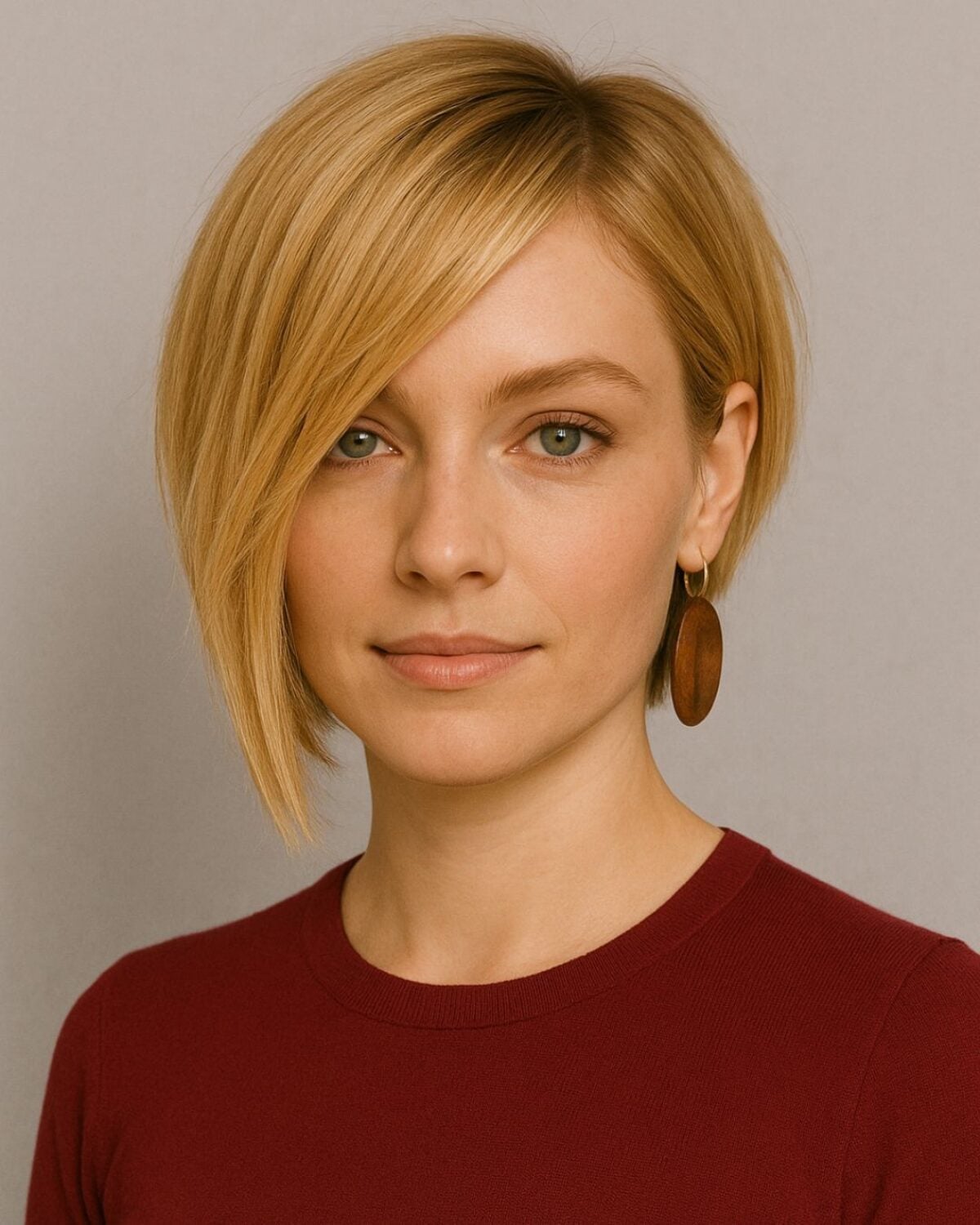 Asymmetrical Ash Blonde Bob With Side Part — Simple Hair Trends for Women