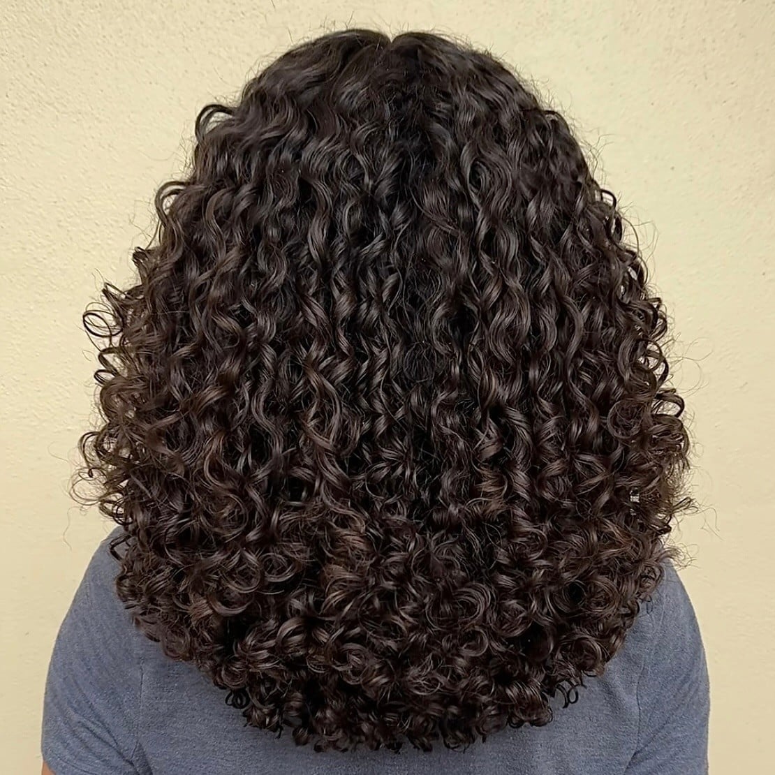 Mid-Back Bubble Ponytail — Simple Hair Types Chart