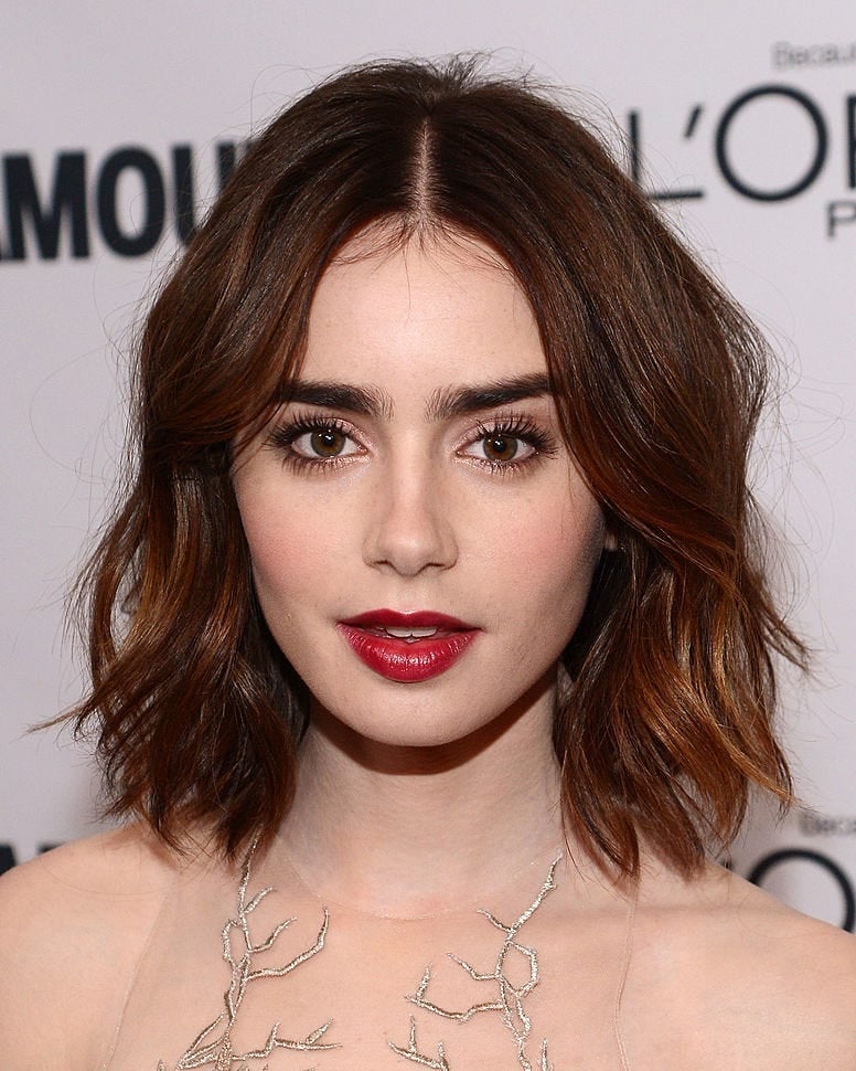 Medium Brown Bob With Soft Waves — Simple Haircuts for Wavy Hair