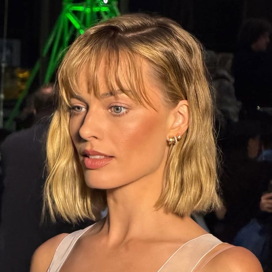 Ash Blonde Bob With Blunt Bangs — Simple Haircuts for Wavy Hair