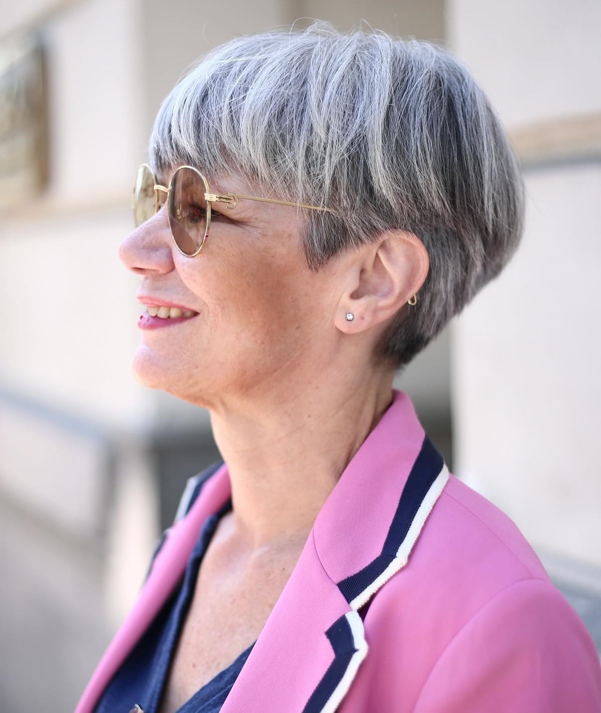 Classic Gray Pixie With Smooth Finish — Simple Haircuts for Women over 50