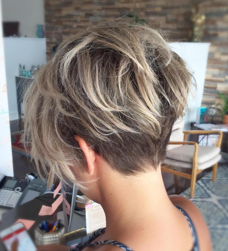 Short Shag With Choppy Layers — Simple Hairstyles for Thinning Hair