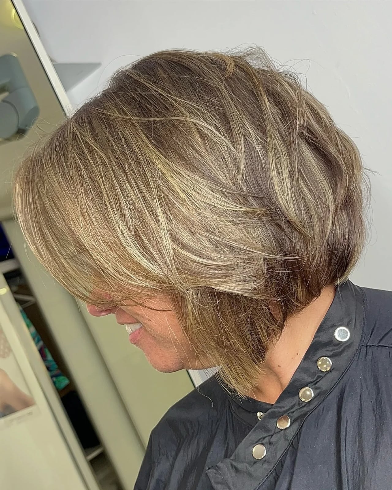 Collarbone Layers With Blonde Highlights — Simple Hairstyles for Thinning Hair