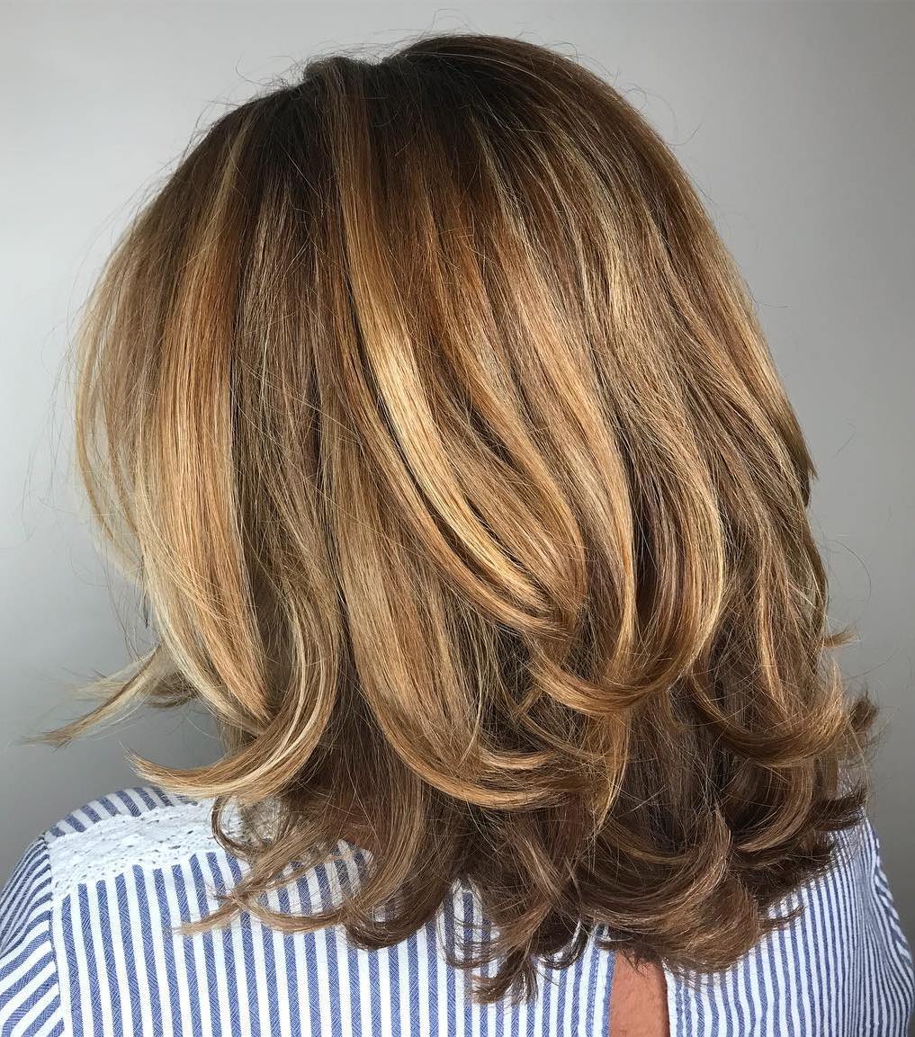 Collarbone Lob With Face-Framing Layers Collarbone Lob With Face-Framing Layers — Simple Hairstyles for Women over 50