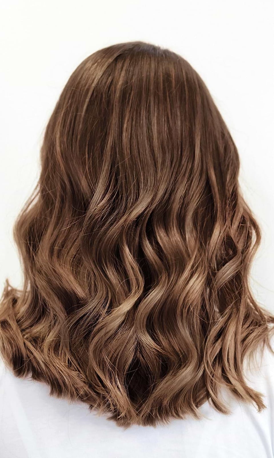 Collarbone Waves Medium Brown And Honey — Simple Honey Highlights