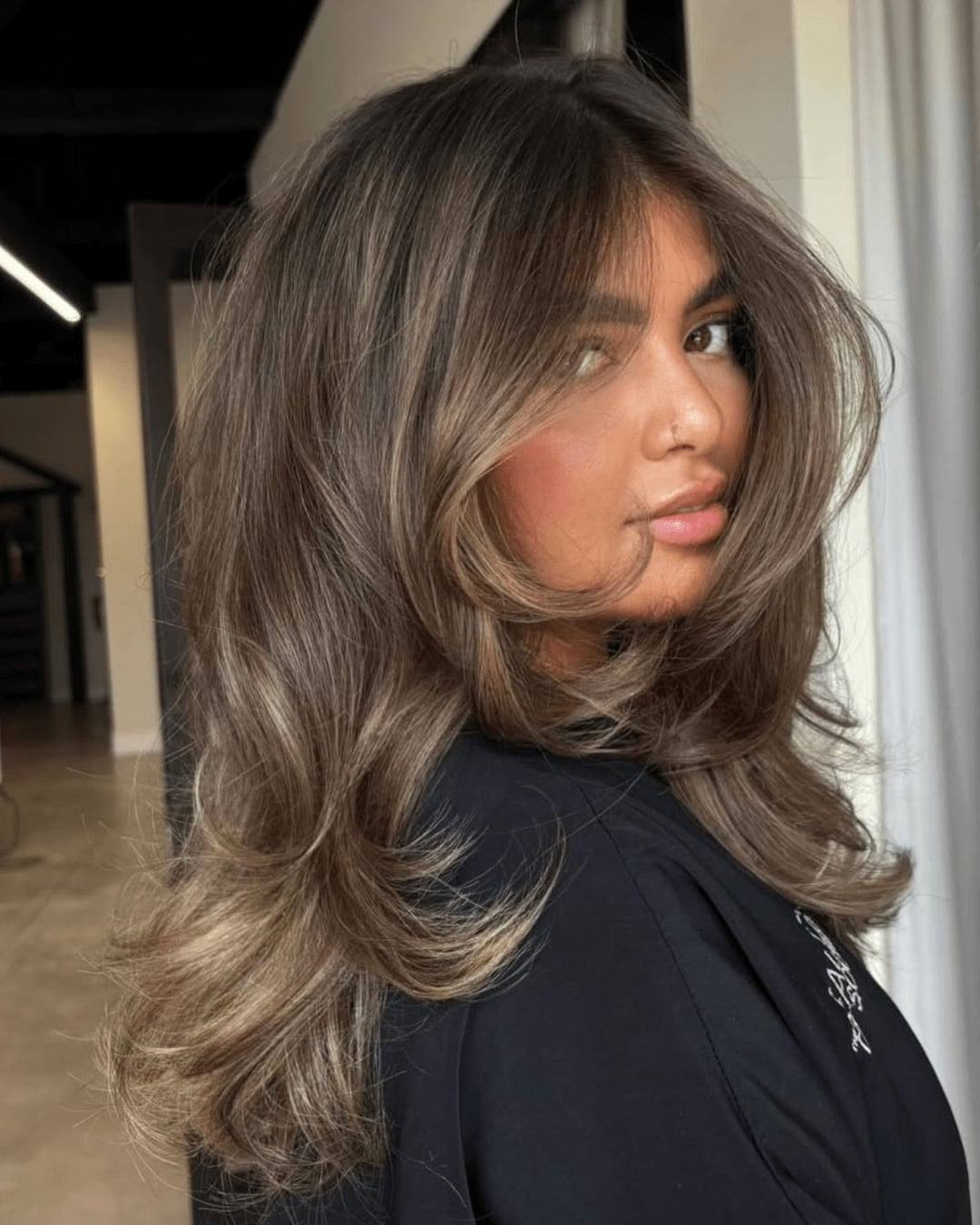 Dark Brown Base With Honey Highlights — Simple Honey Highlights